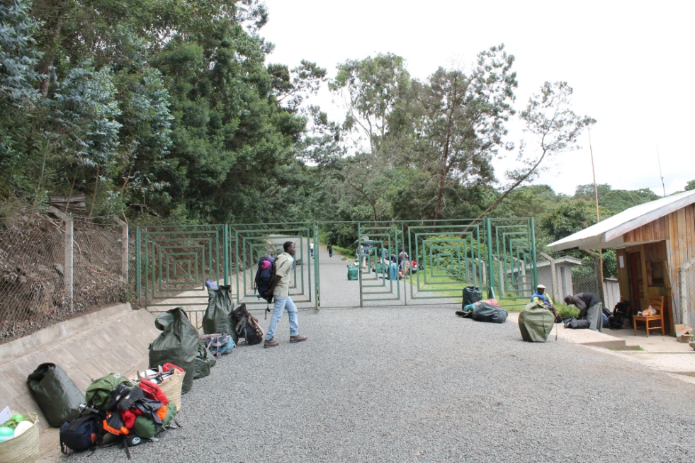 our guests preparing their Kilimanjaro Joining Group