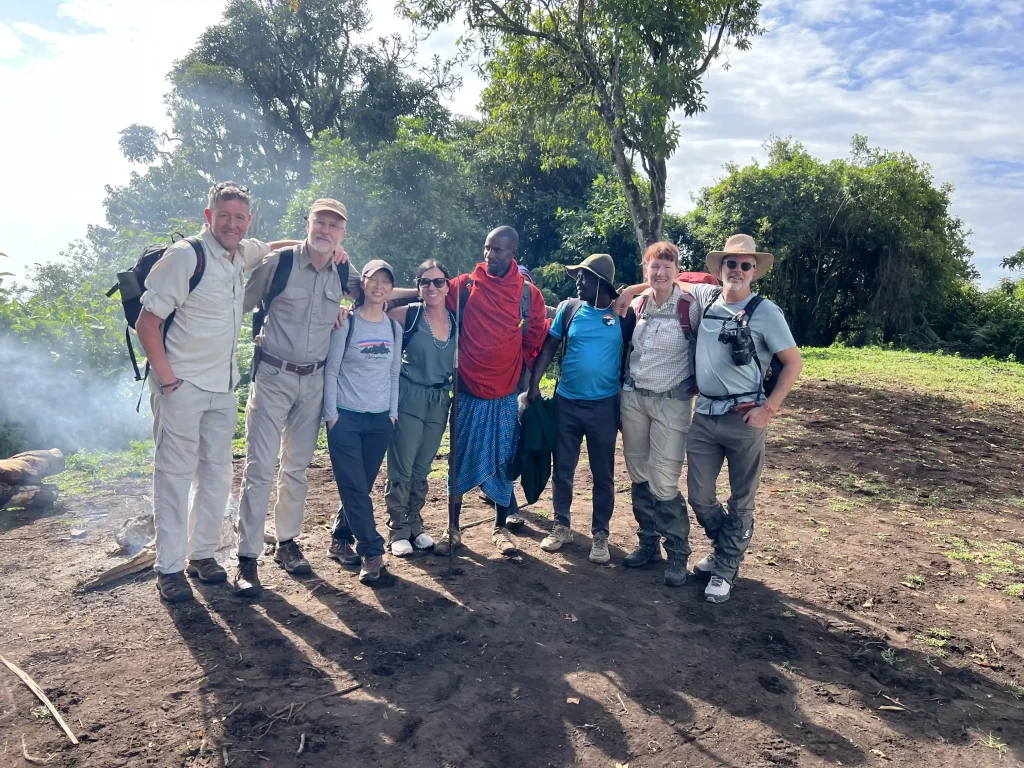 Our guests enjoying their trip to Graden as its from the garden to the table