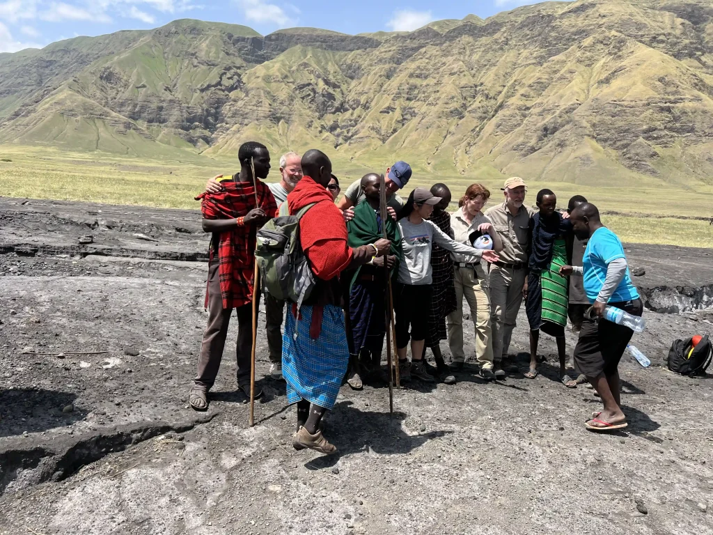 Our Clients enjoying Maasai Culture during African Tours and Safaris