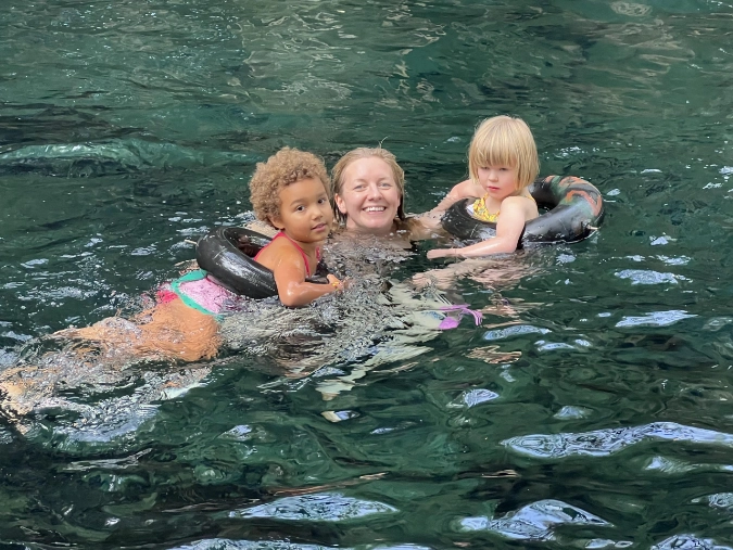 A family enjoying a Tanzania luxury Safari 