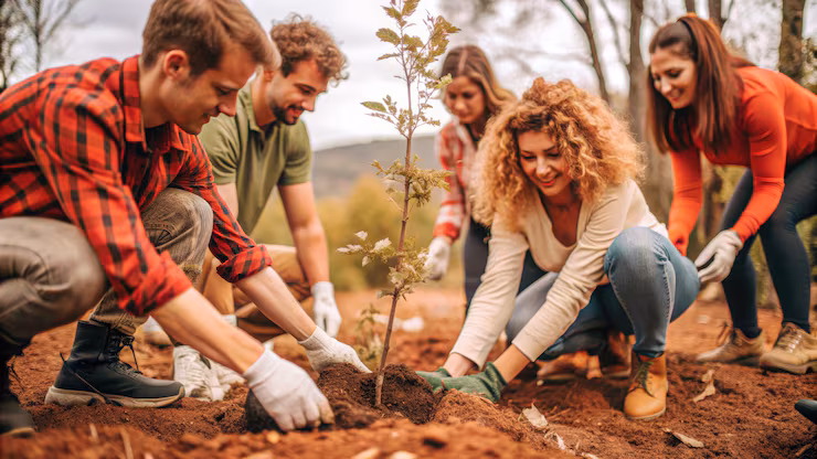 Att plantera ditt träd i Afrika under en safariresa
